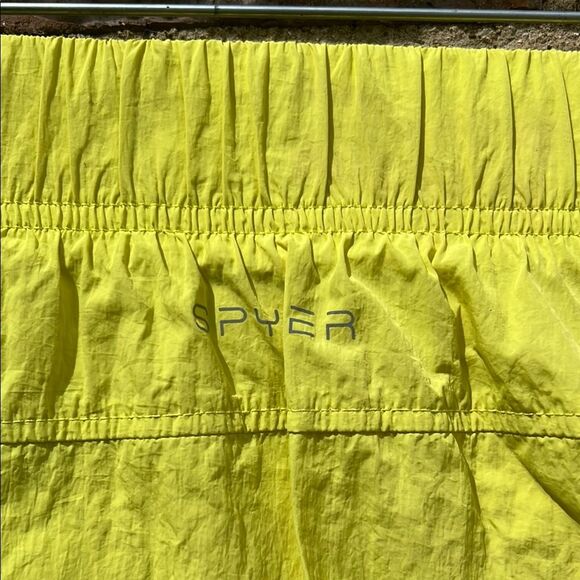 Spyder Women’s Bright Neon Yellow Green Skirt with Shorts Skort Sport Active L - Picture 12 of 16